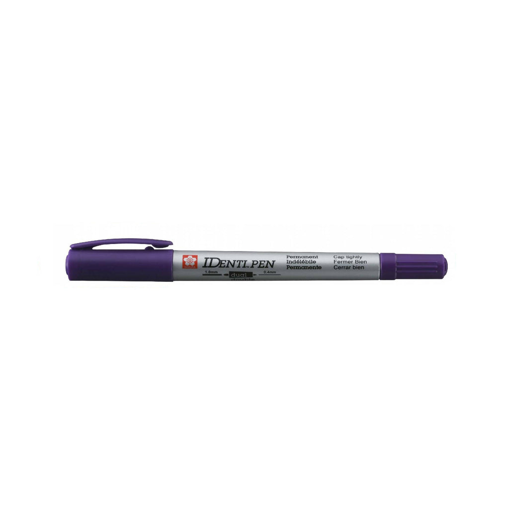Sakura Identi Pen Twin Point Permanent Marker - Purple