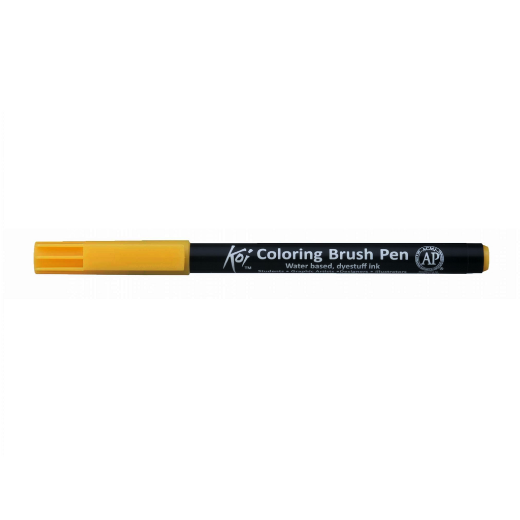 Sakura Koi Colouring Brush Pen | #4 Deep Yellow