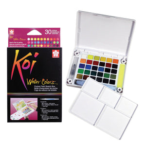 Sakura Koi Watercolour Pocket Field Sketch Box | 30 Colours
