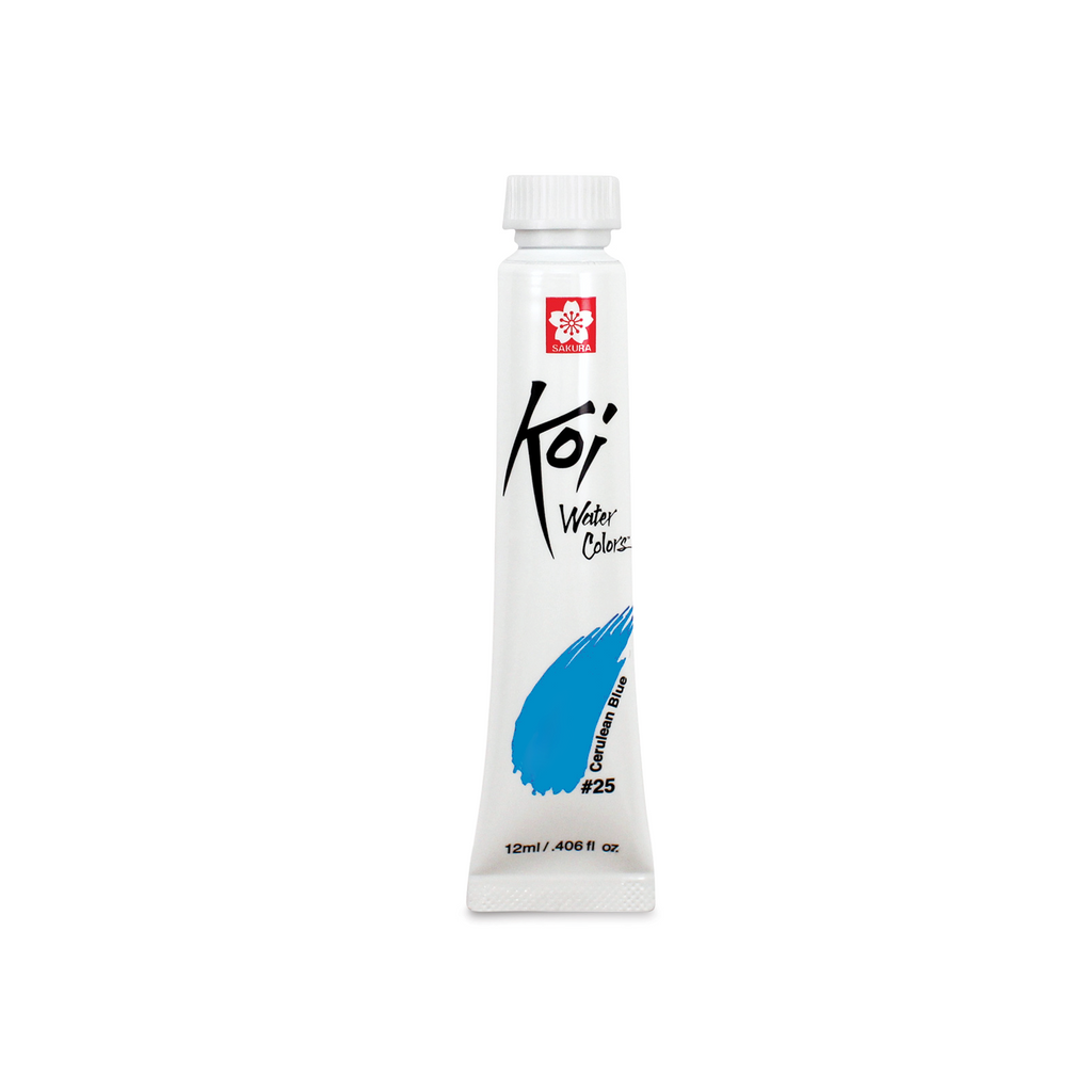 Sakura Koi Water Colours 12ml Tube | Cerulean Blue  #25