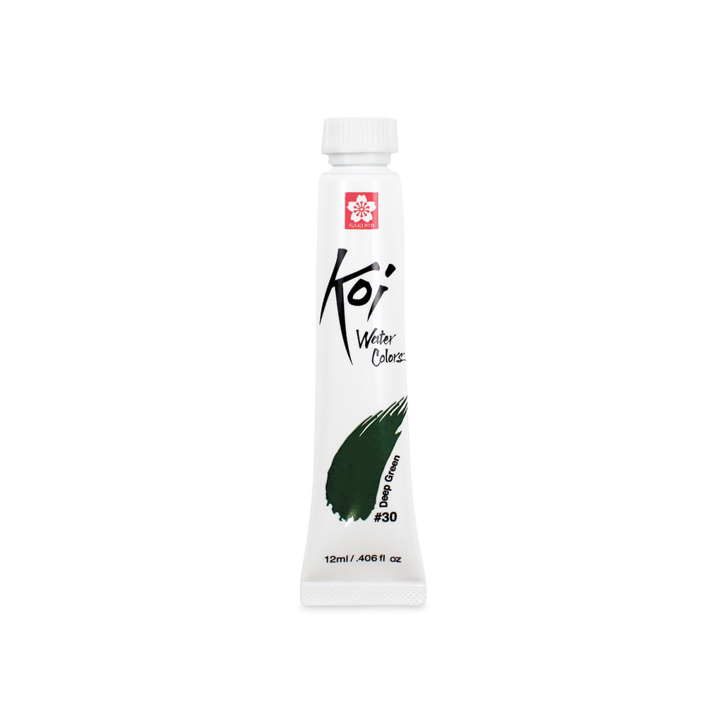Sakura Koi Water Colours 12ml Tube | Deep Green (#30)