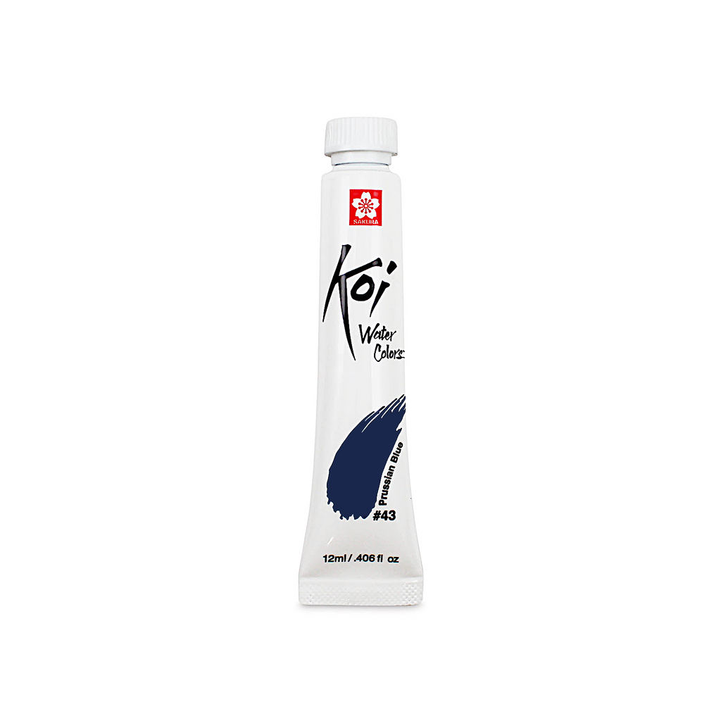 Sakura Koi Water Colours 12ml Tube | Prussian Blue (#43)