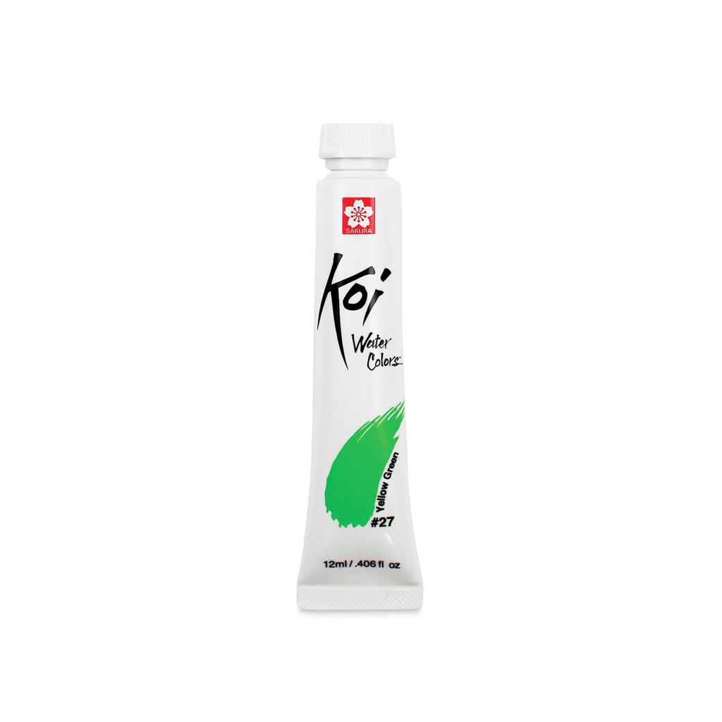 Sakura Koi Water Colours 12ml Tube | Yellow Green (#27)