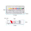 Sakura Mat Water Colour 5ml - 12 Colours