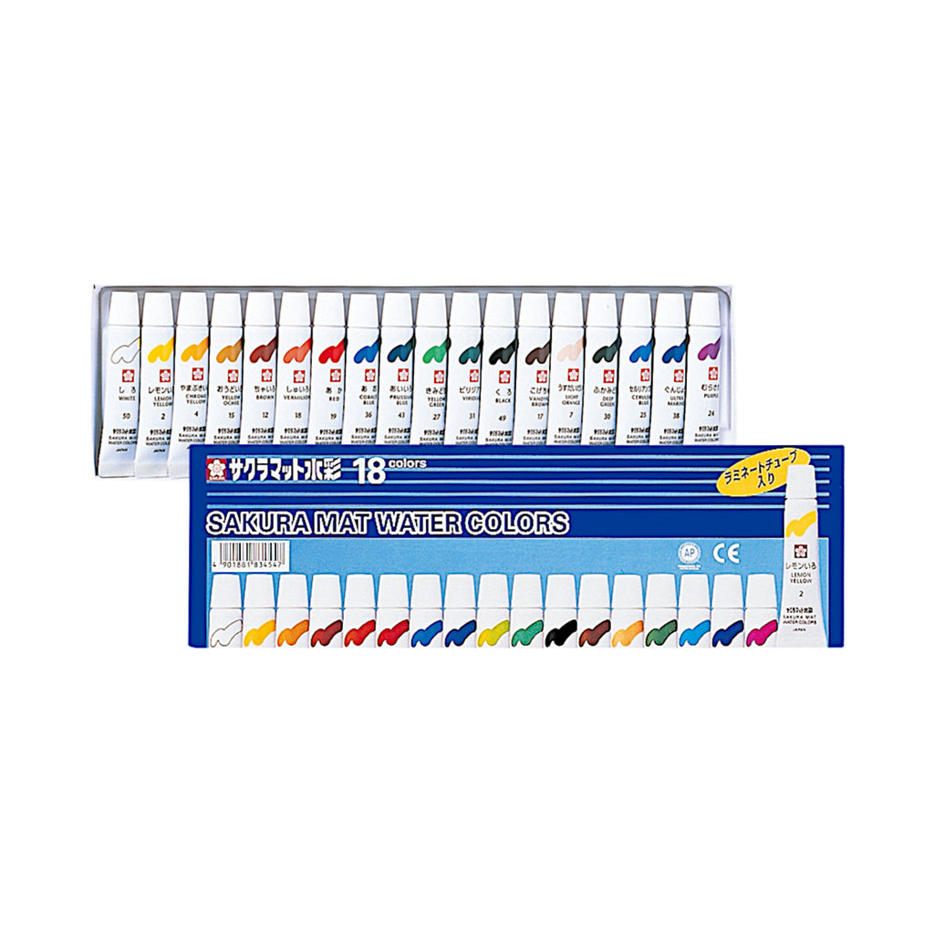 Sakura Mat Water Colour 5ml - 18 Colours