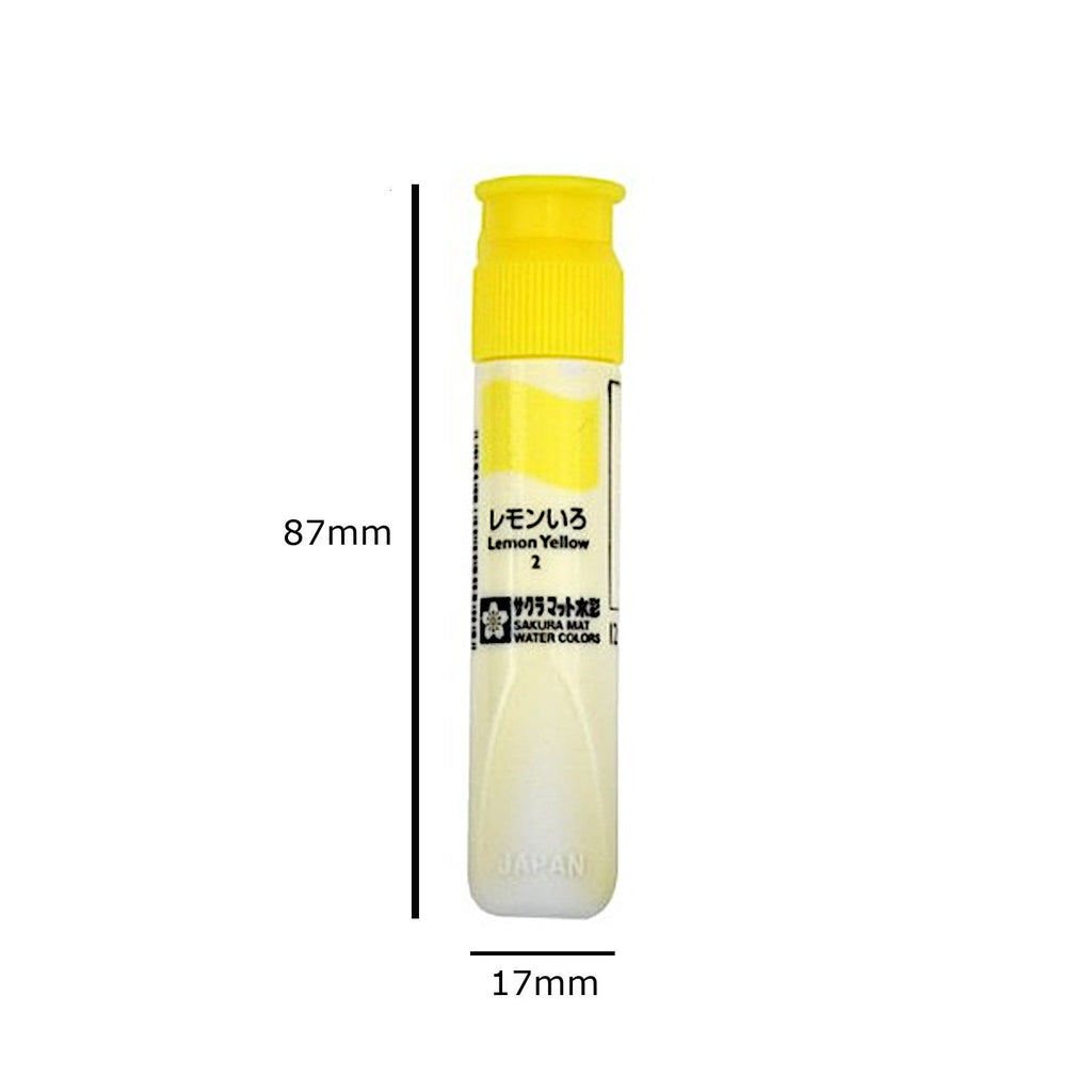 Sakura Mat Water Colour - 12ml | Lemon Yellow