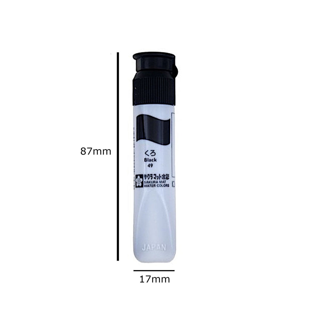 Sakura Mat Water Colour - 12ml | Black