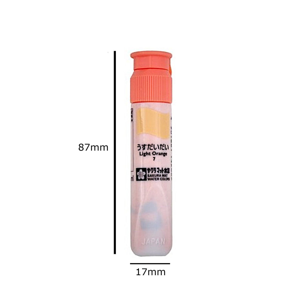 Sakura Mat Water Colour - 12ml | Light Orange