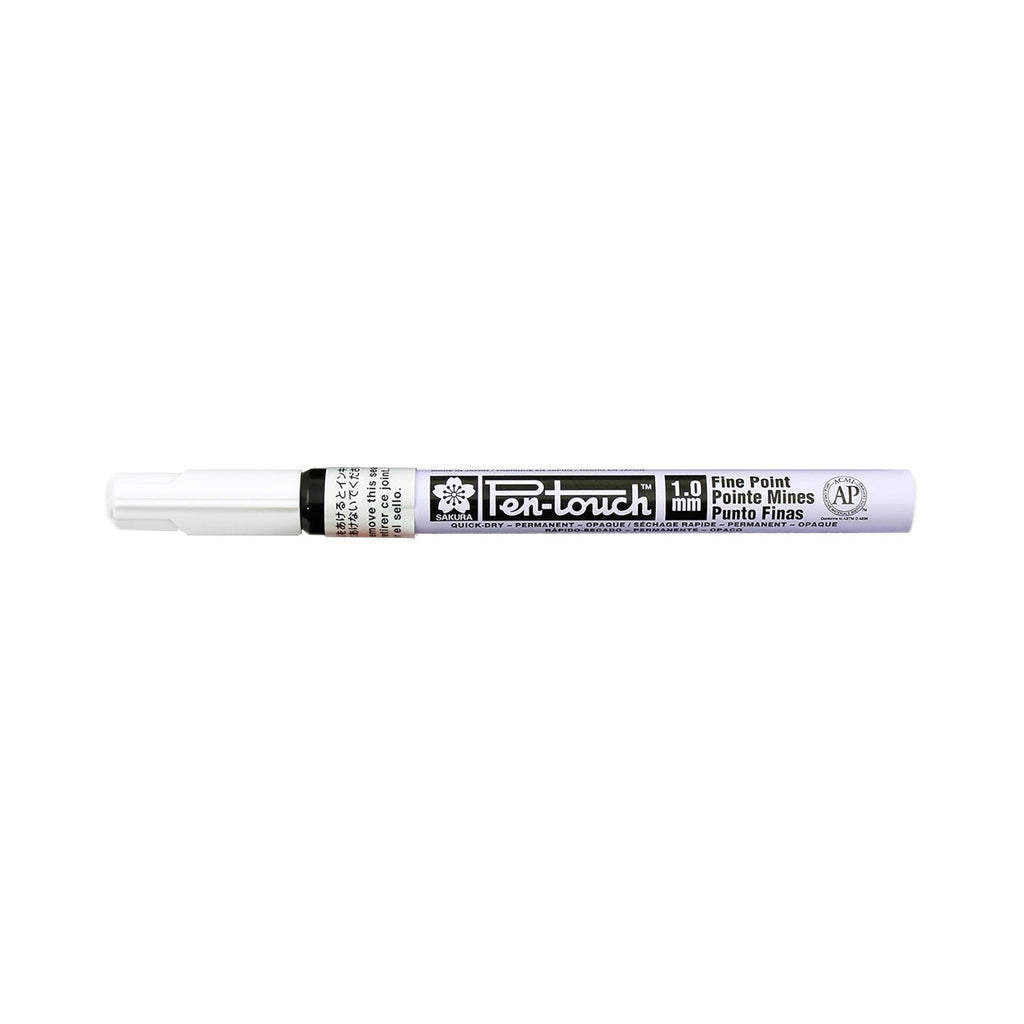 Sakura Pen-Touch Fine 1.0mm Permanent Marker - White