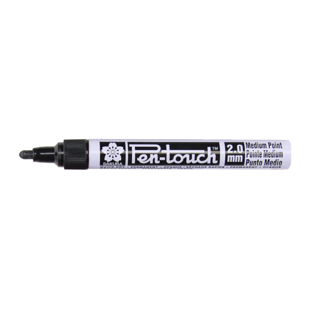 Sakura Pen-Touch Medium 2.0mm Permanent Marker - Black