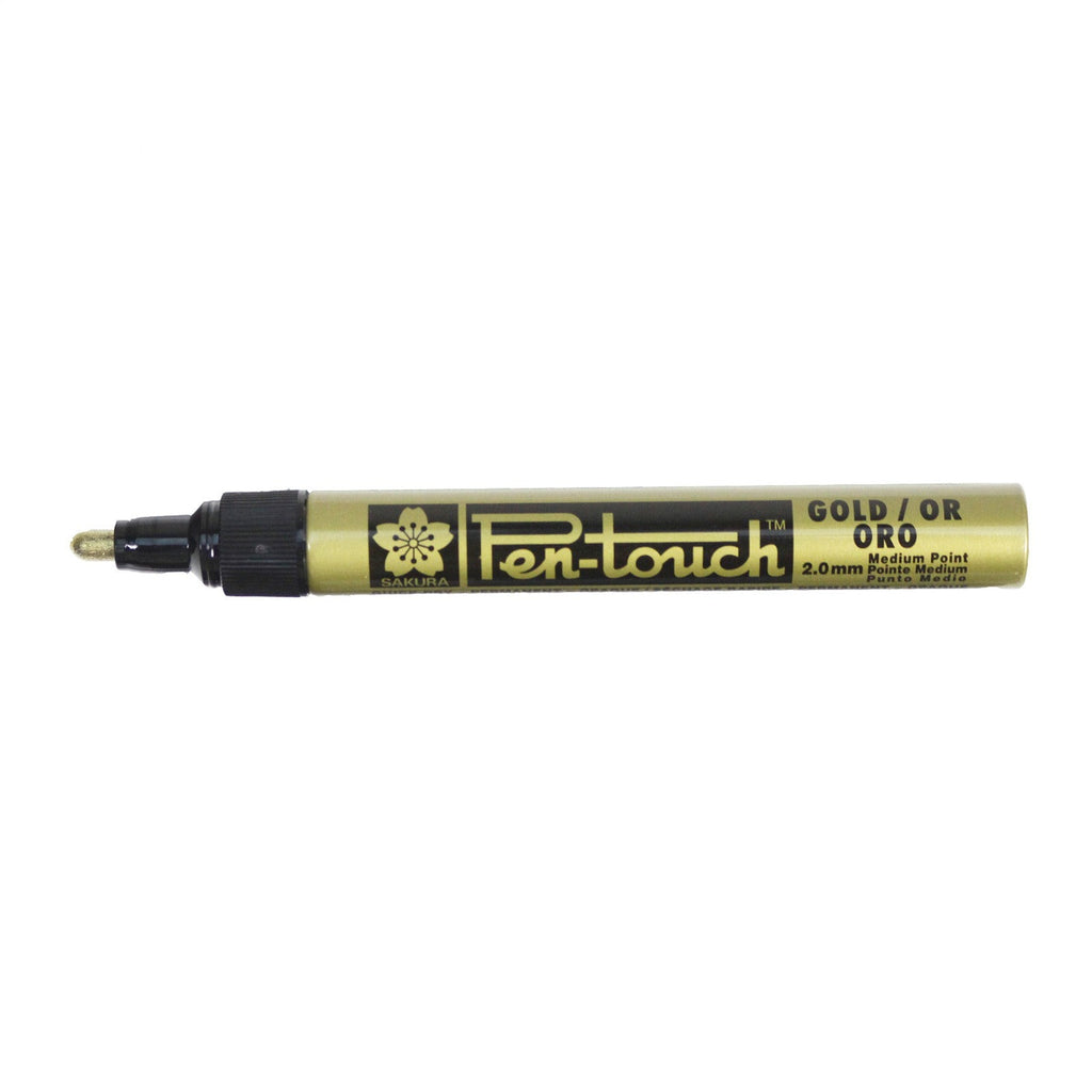 Sakura Pen-Touch Medium 2.0mm Permanent Marker - Gold