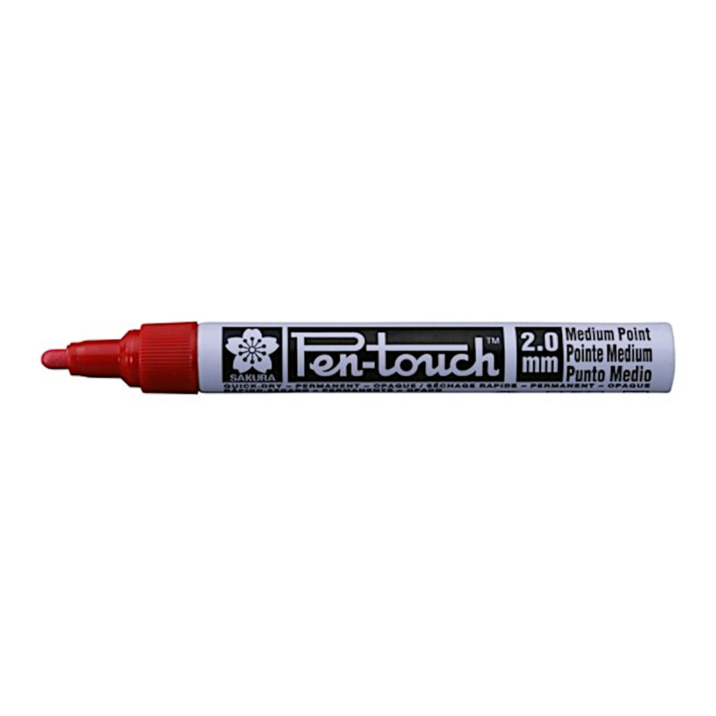 Sakura Pen-Touch Medium 2.0mm Permanent Marker - Red