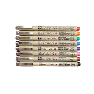 Sakura Pigma Micron 05 Pen | Pack of 8 Colour Set