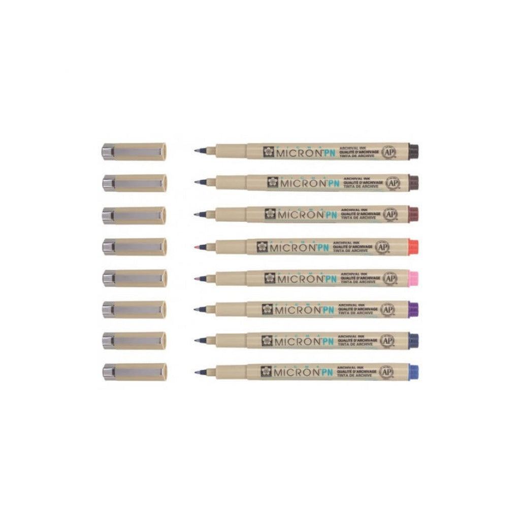 Sakura Pigma Micron PN Set | Pack of 8 Colour Pens