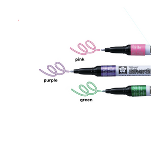 Sakura Pen-Touch Silver Shadow Marker | Fine 1.0mm 