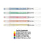 Sakura Gelly Roll | Stardust Colour Set | Pack of 5 Pens - Set A