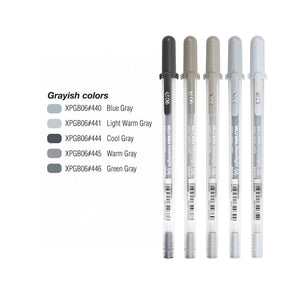 Sakura Gelly Roll | Moonlight 06 Grayish | Pack of 5 Pens
