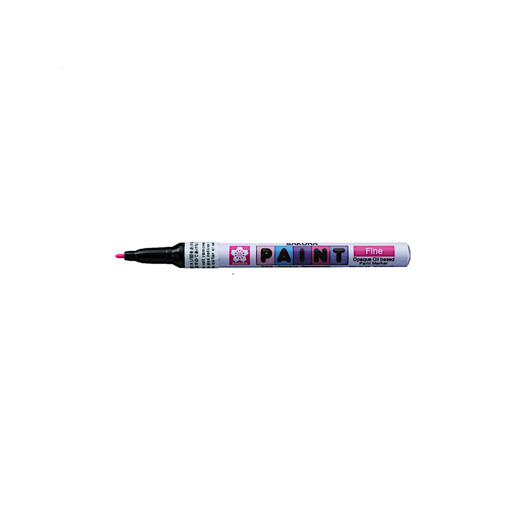 Sakura Permanent Paint Marker Fine Nib 1.0mm - Fluoro Pink