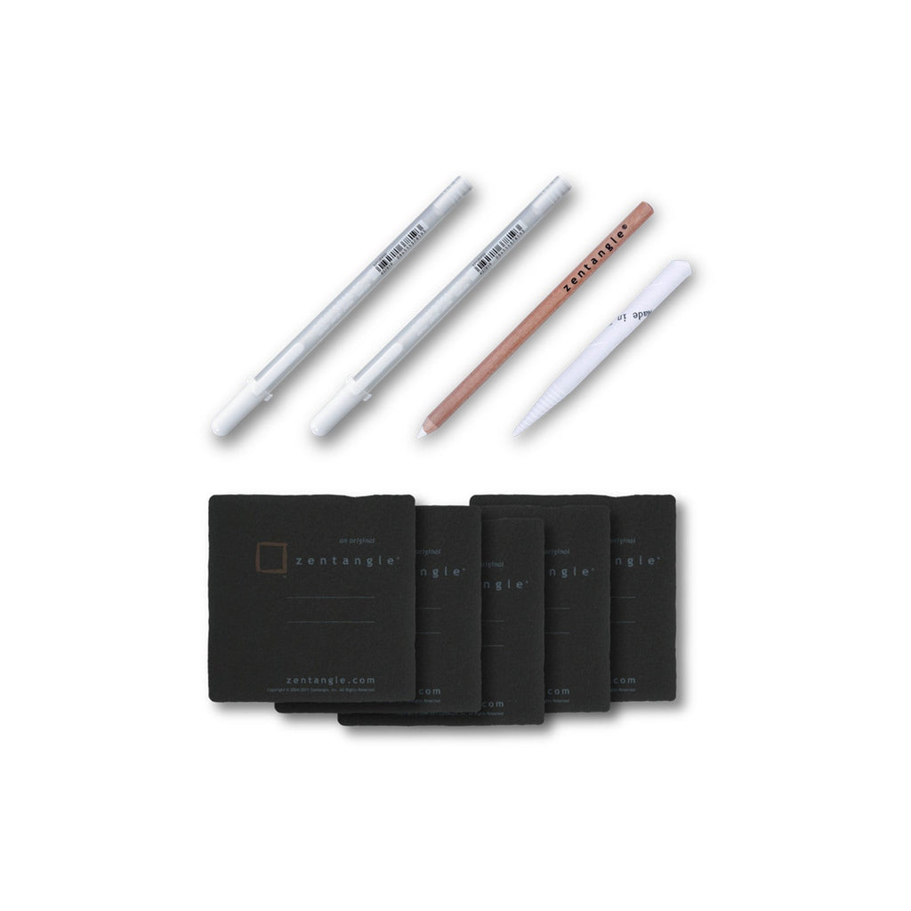 Sakura Zentangle Black Tile-Tool Set B