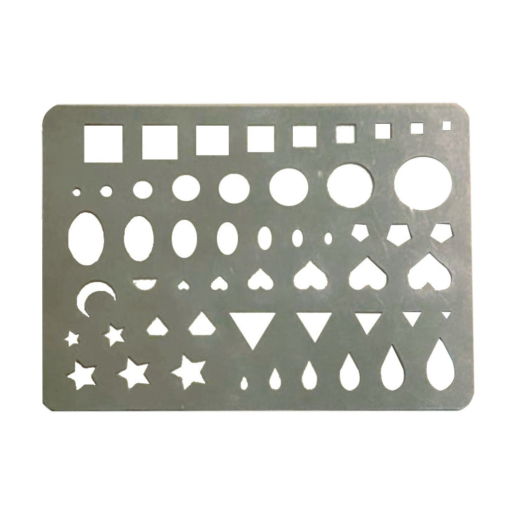 Stainless Steel Art Stencil - 8cm x 11xm