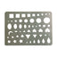 Stainless Steel Art Stencil - 8cm x 11xm
