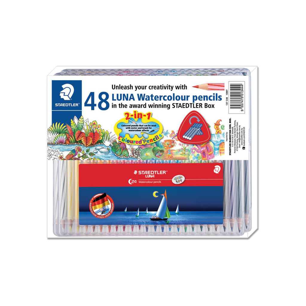 Staedtler Luna Watercolour Pencil  | 48 Colour Pencils