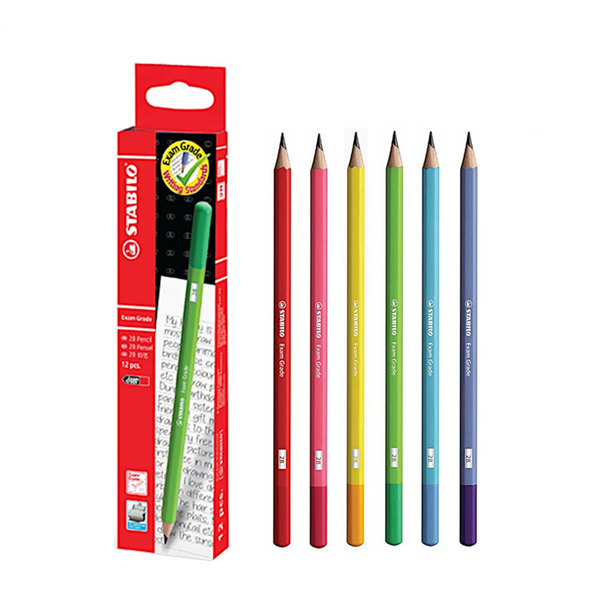 Stabilo Exam Grade 2B Writing Pencil Pack of 12 Pencils 1