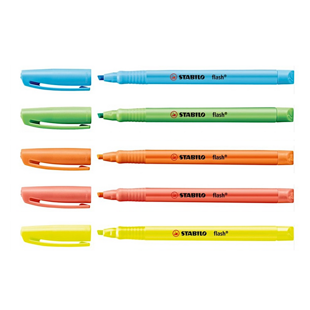 Stabilo Flash Highlighter 1mm-3.5mm