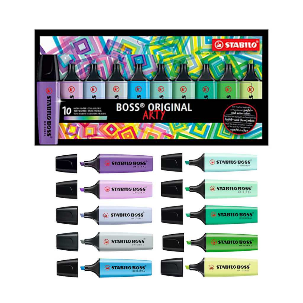 Stabilo Boss Original Highlighters - Wallet of 10's