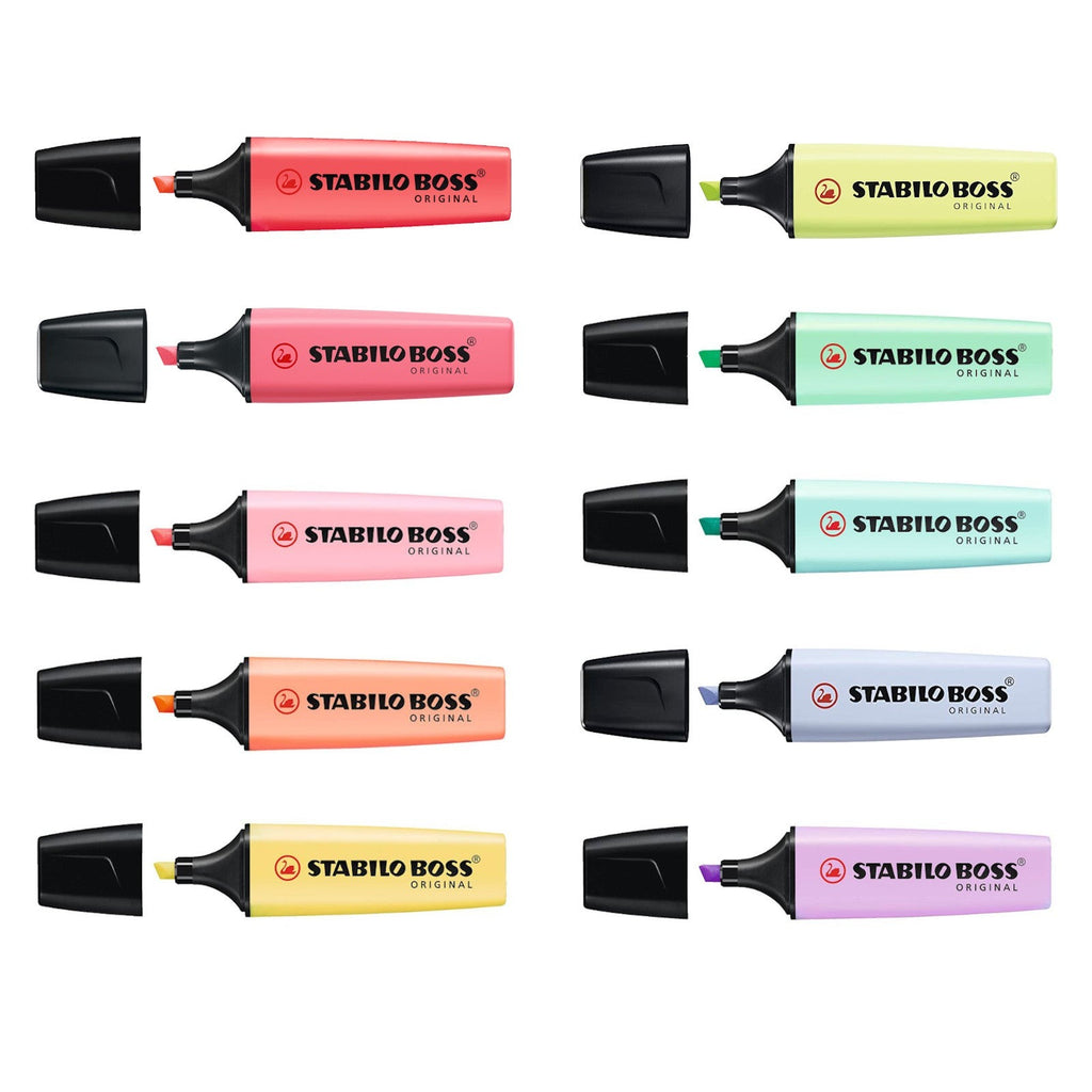 Stabilo Boss Original Highlighter - Pastel Colour (New Colours available)