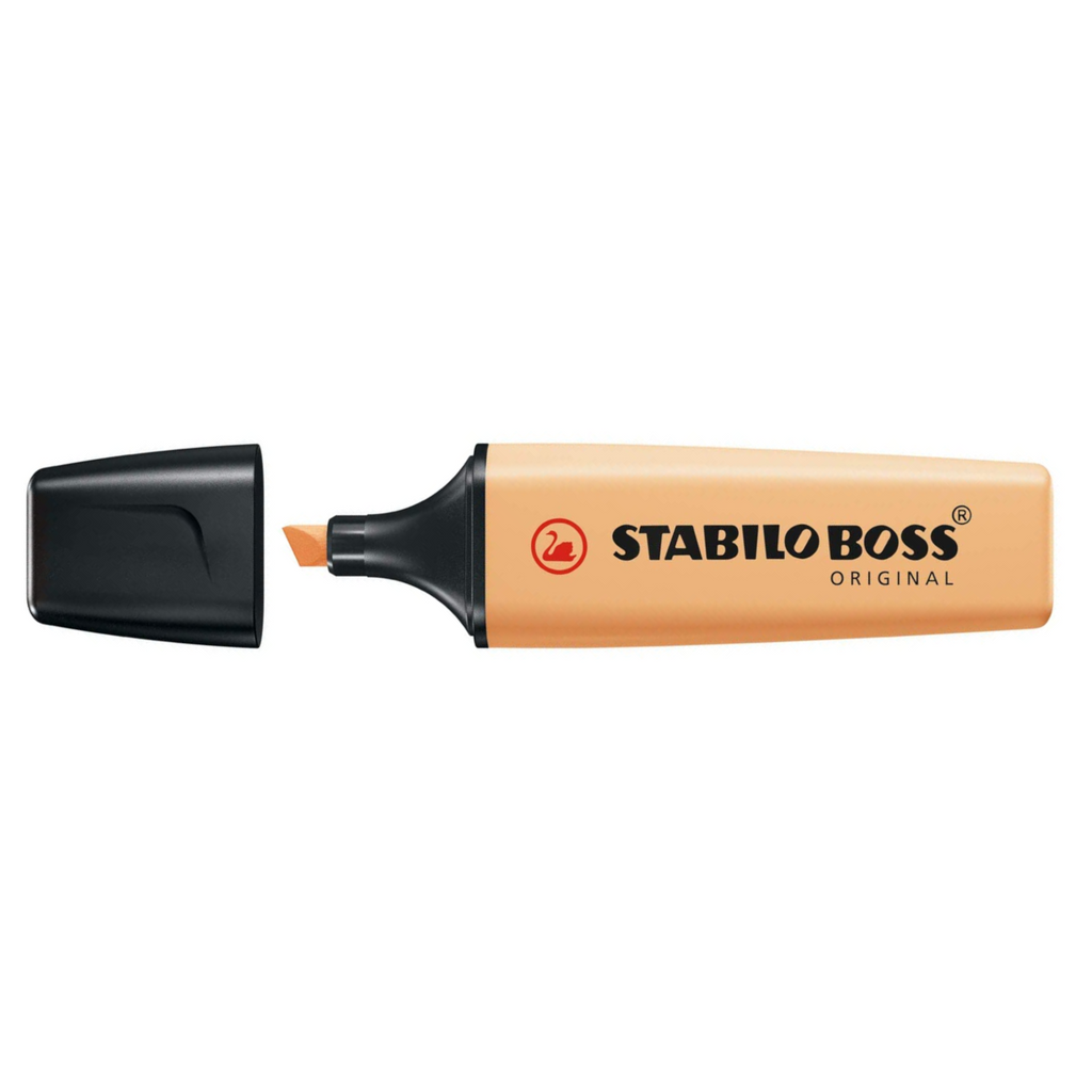 Stabilo Boss Original Highlighter | Pastel Colour - Pale Orange