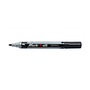 Stabilo Mark-4-All Permanent Marker - Bullet Tip - Black