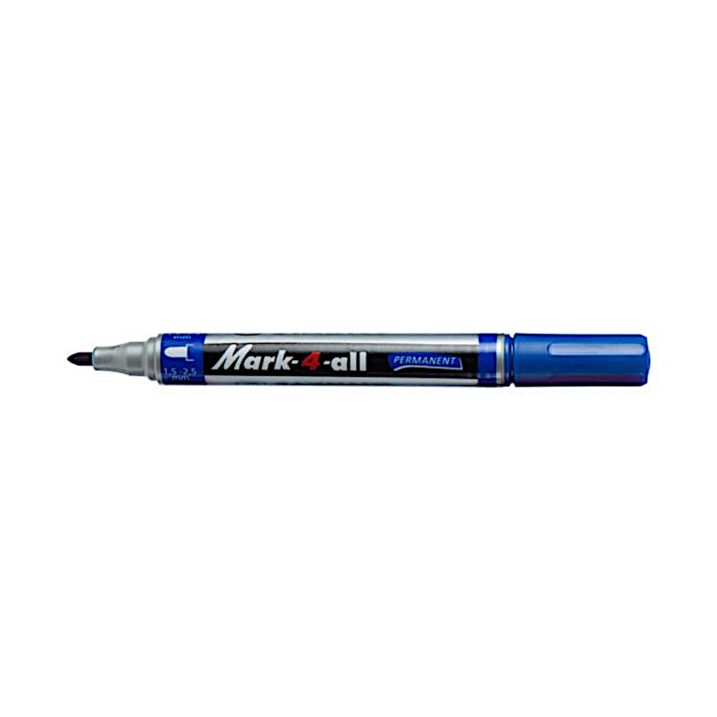 Stabilo Mark-4-All Permanent Marker - Bullet Tip - Blue