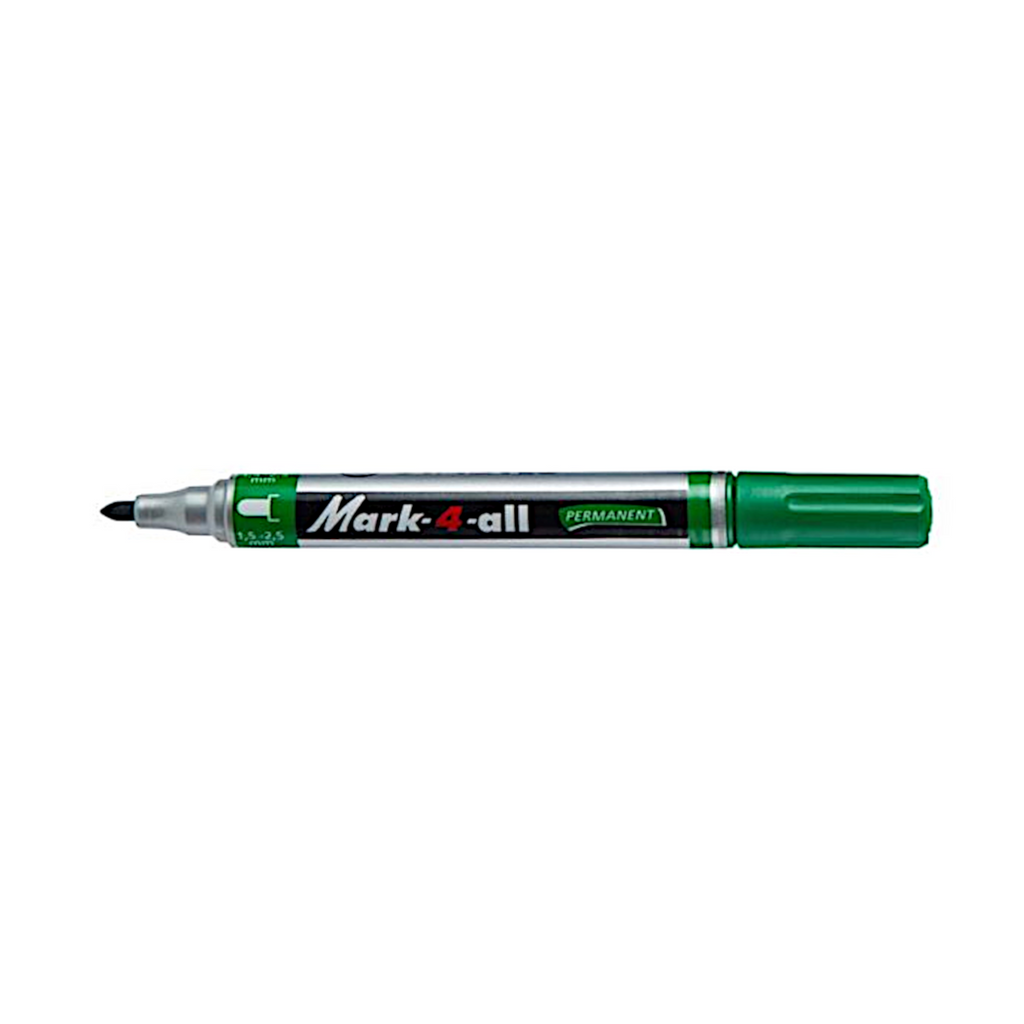 Stabilo Mark-4-All Permanent Marker - Bullet Tip - Green