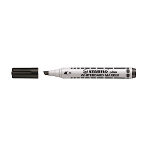 Stabilo Plan Whiteboard Marker - Chisel Tip - Black