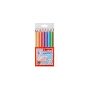 Stabilo Swans 12 Soft Pastel Colour Pencils