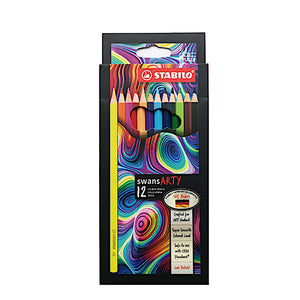 Stabilo Swans Arty Colour Pencils - 12 colours