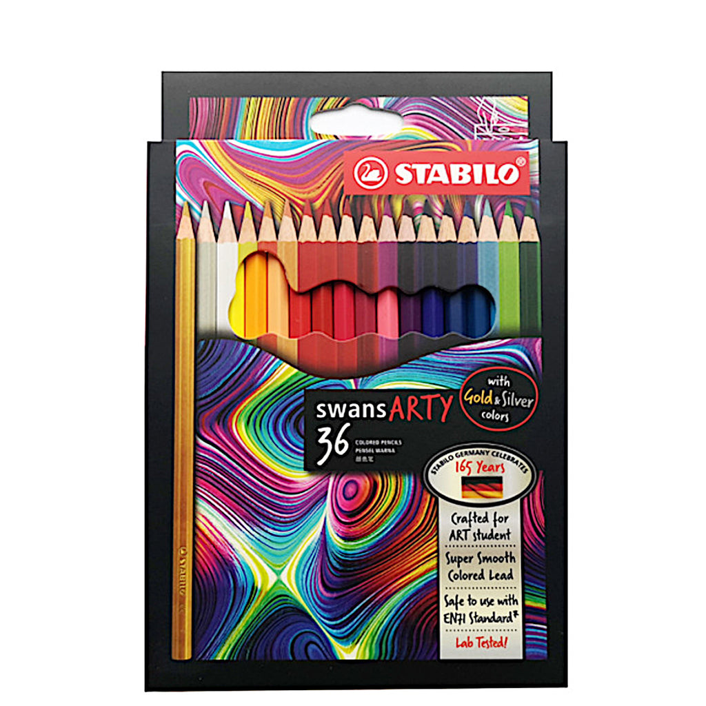 Stabilo Swans Arty Colour Pencils - 36 colours