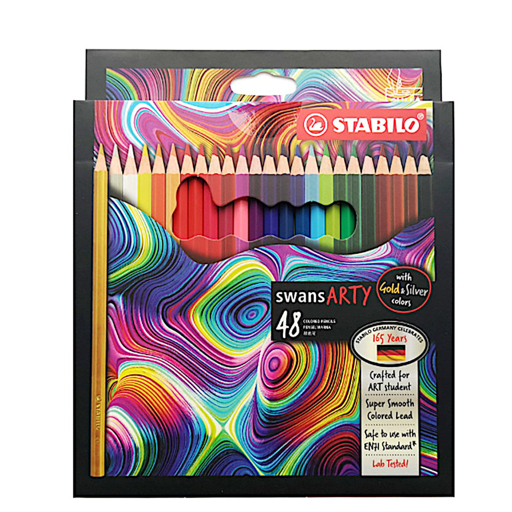 Stabilo Swans Arty Colour Pencils - 48 colours