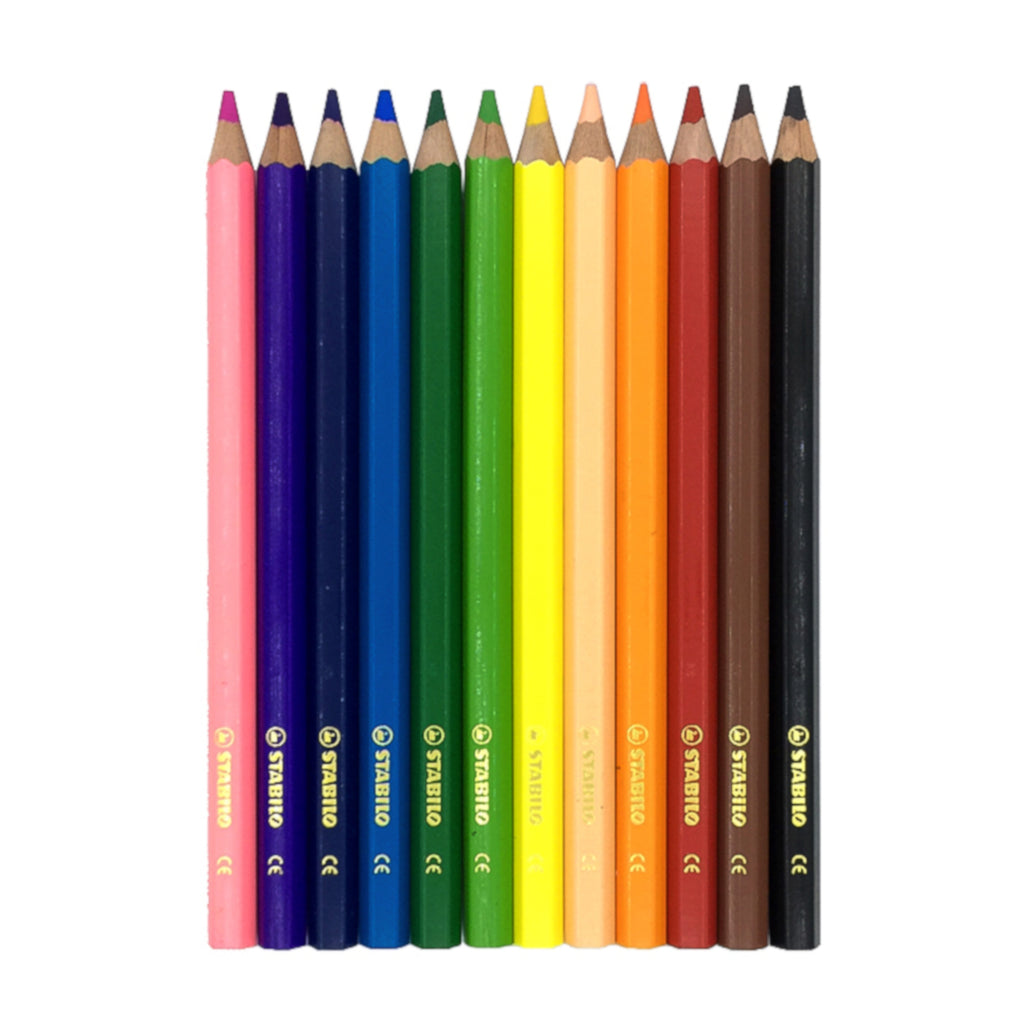 Stabilo Swans Jumbo | 12 Coloured Pencils