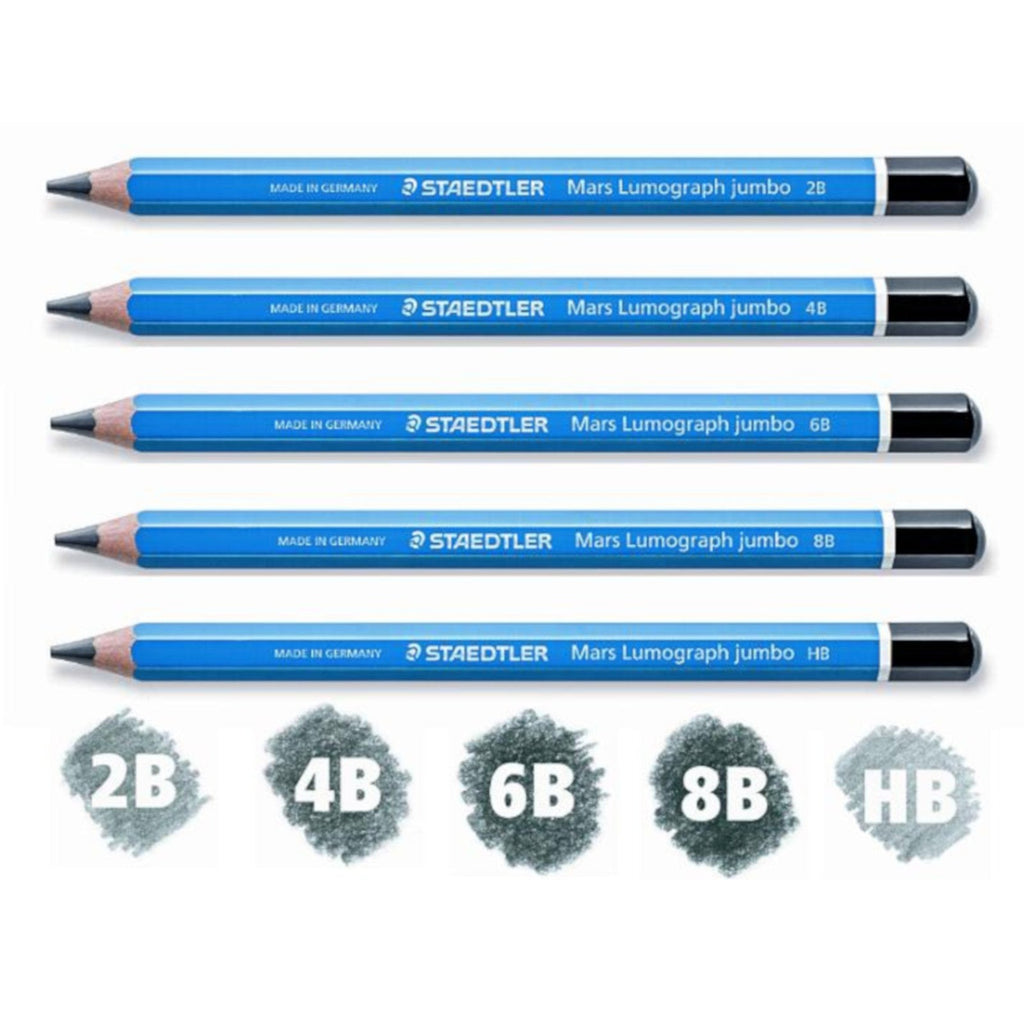 Staedtler Mars Lumograph Jumb Pencils