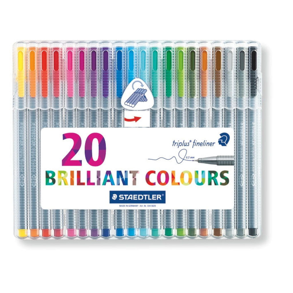 STAEDTLER Triplus Fineliner 334 | 20 Colours