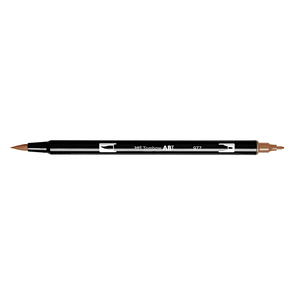 Tombow Dual Brush Pens - 977 Saddle Brown