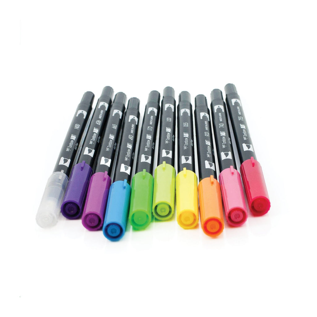 Tombow Dual Brush Pens - Bright Palette