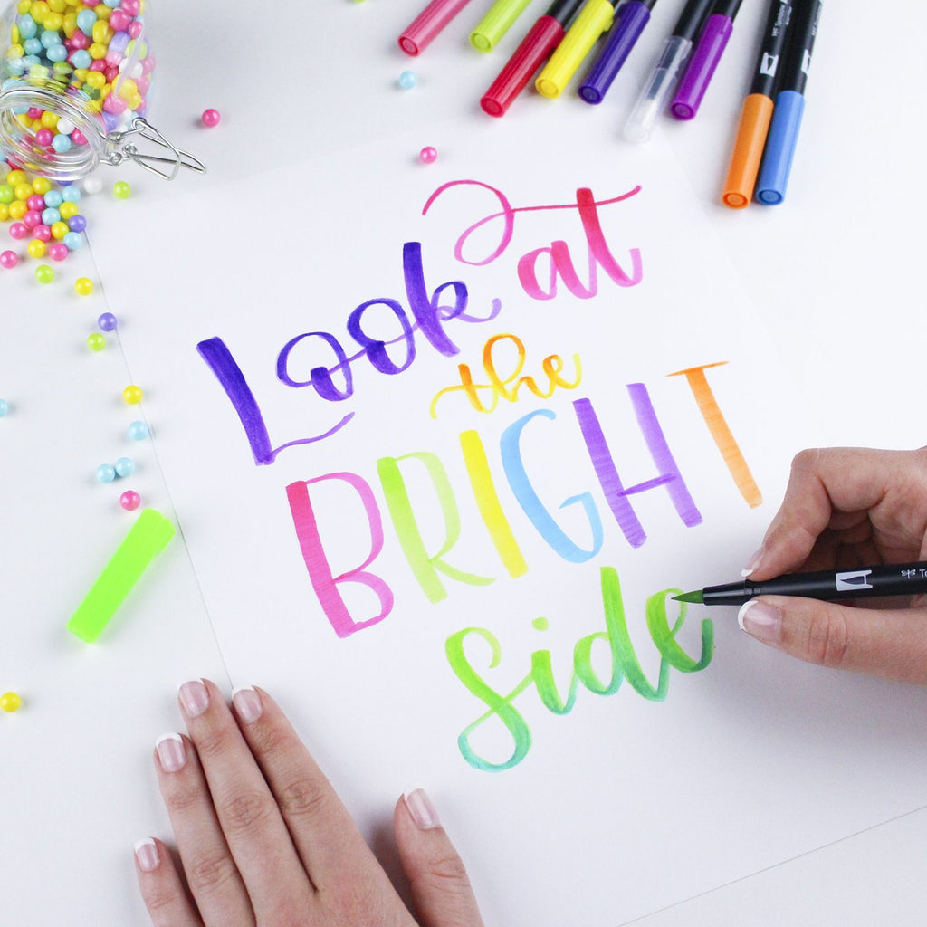 Tombow Dual Brush Pens - Bright Palette