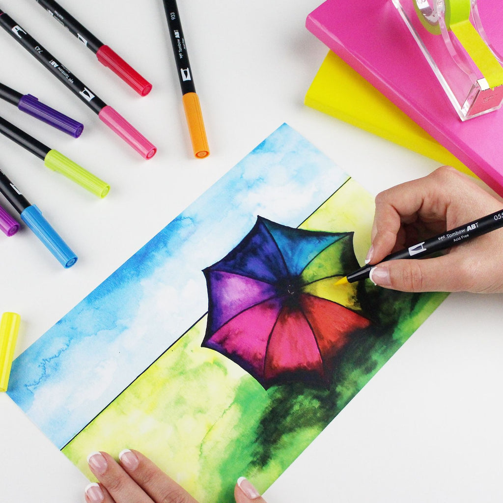 Tombow Dual Brush Pens - Bright Palette
