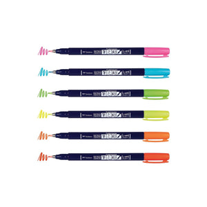 Tombow Fudenosuke Neon Colours