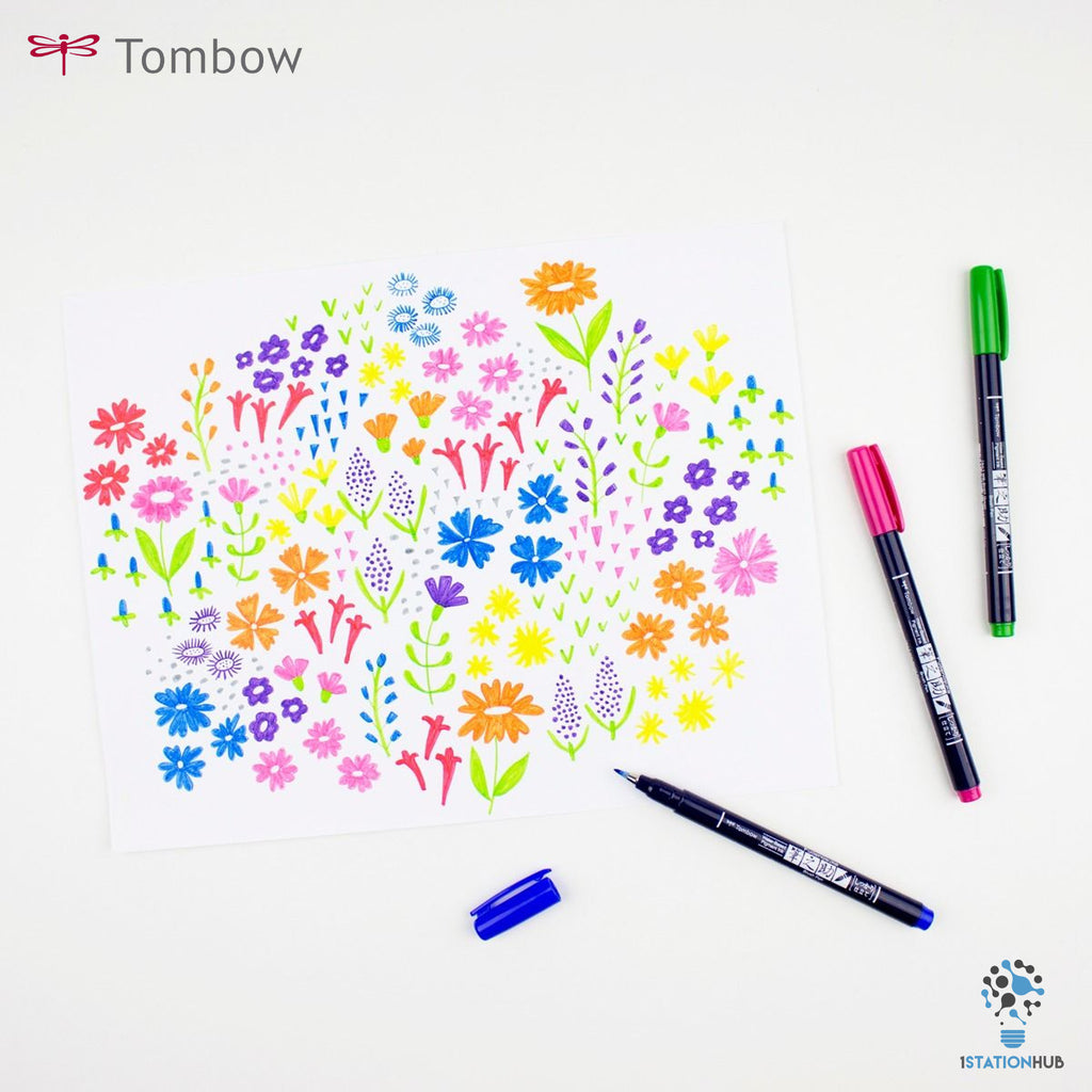Tombow Fudenosuke Brush Pen - Hard Tip