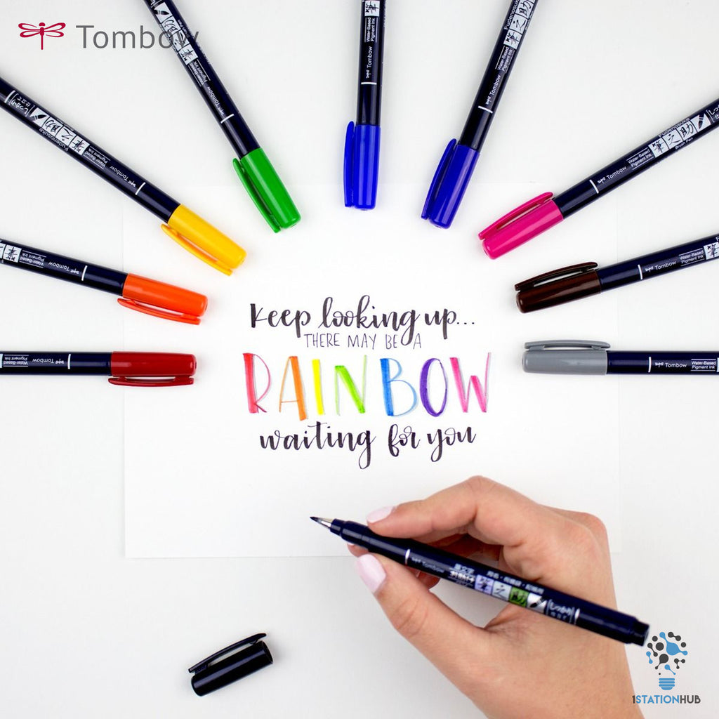 Tombow Fudenosuke Brush Pen - Hard Tip