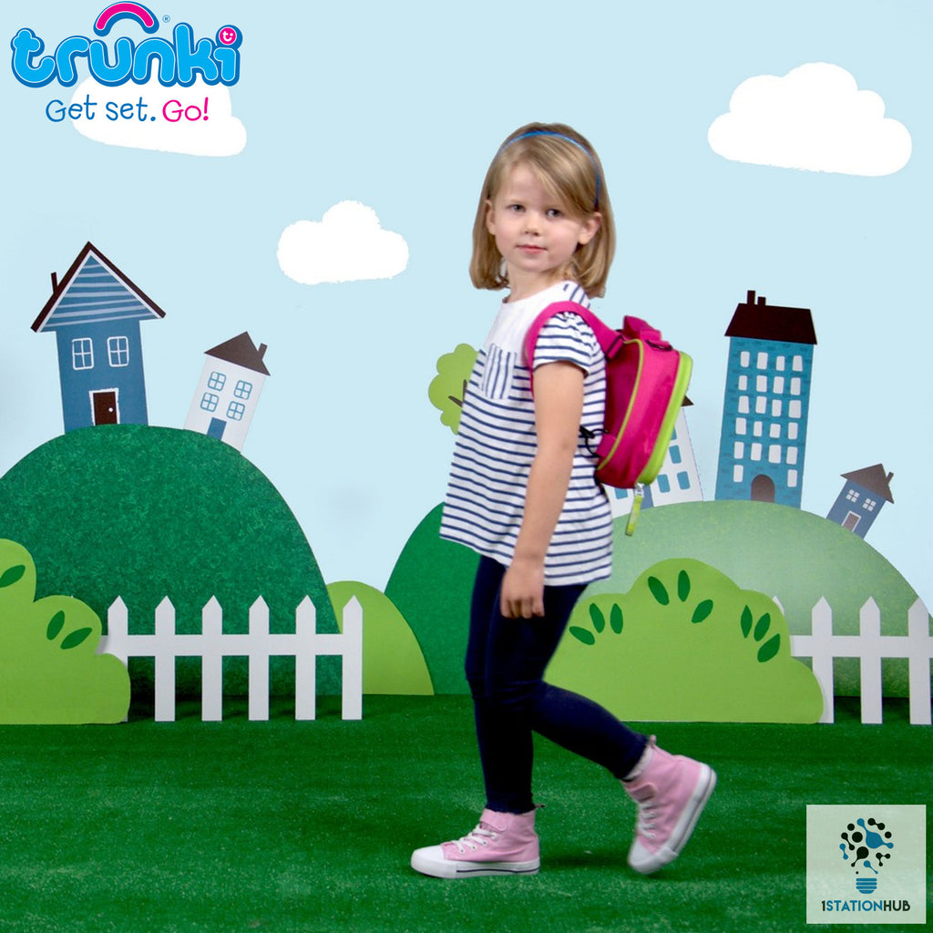 Trunki 2 in 1 Lunch bag Backpack - Pink